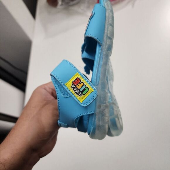 H&M Unisex Boys Girls Toca Life Blue Multicolor Light Up Sandals Size 11 - Picture 11 of 16